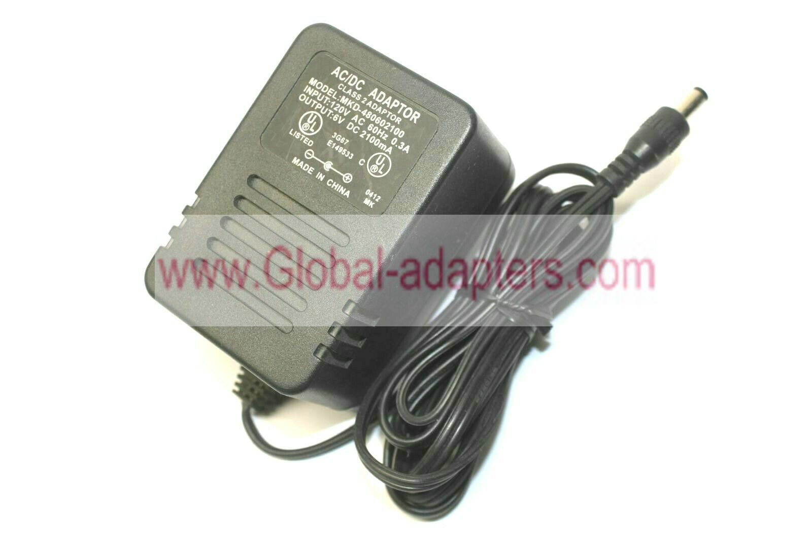 New 6VDC 2100mA Class 2 AC DC Adapter MKD-480602100 Power Supply Charger Transformer